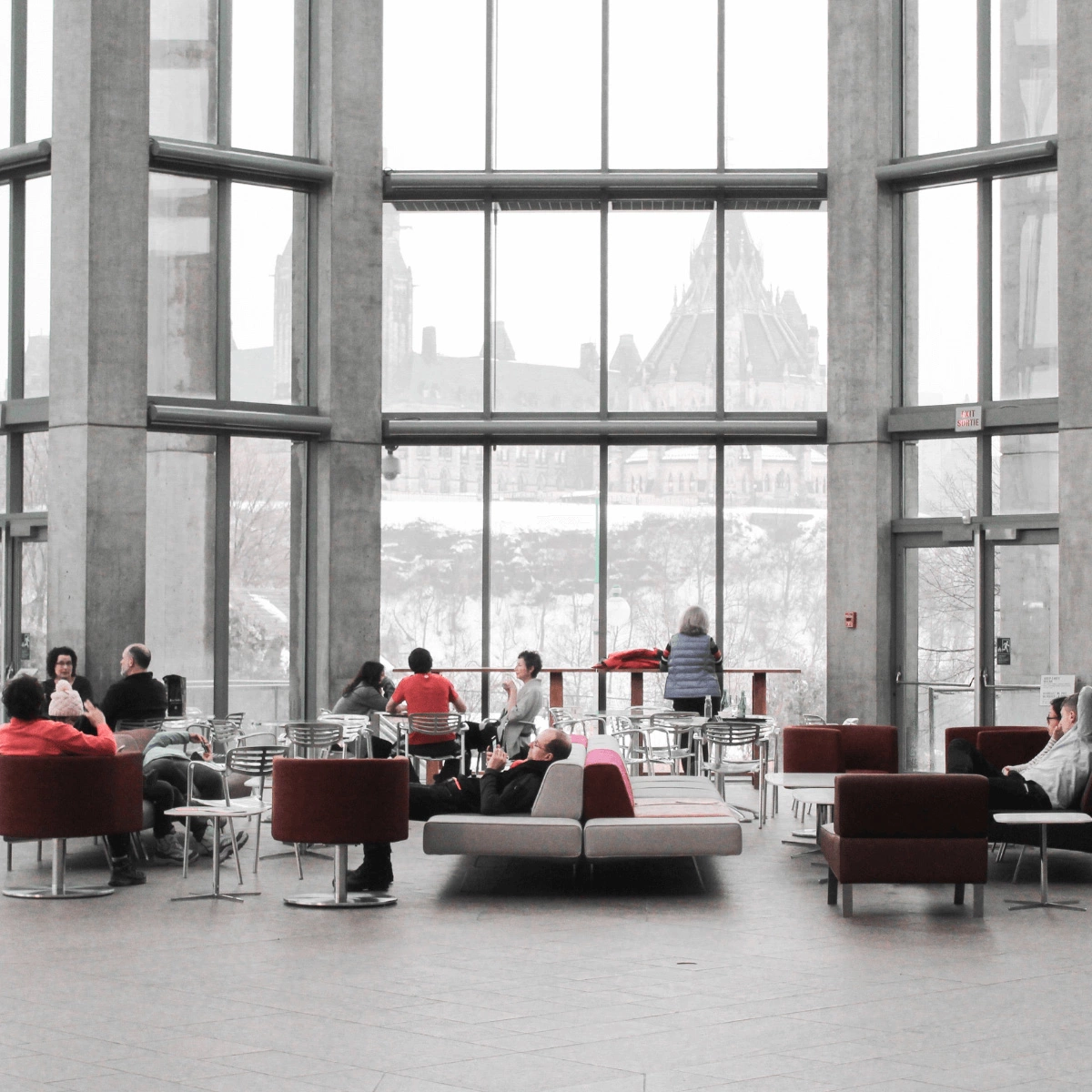 Large medical waiting room